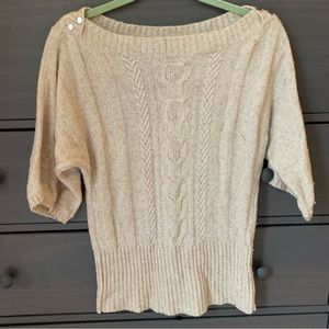 White House Black Market cable knit sweater